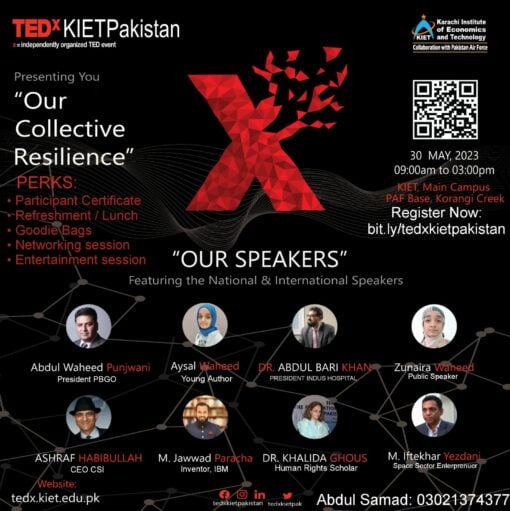 TEDxKIETPakistan Poster | Tajop